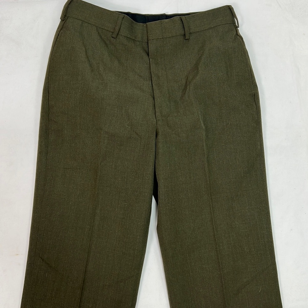 #1757 Defense Logistics Agency Olive Drab Green Marine  Pants | Size: 34L